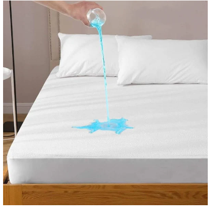 Простирадло махрове на гумці з тканини медичної "Аквастоп" 80х190х20 ДОМІКУС